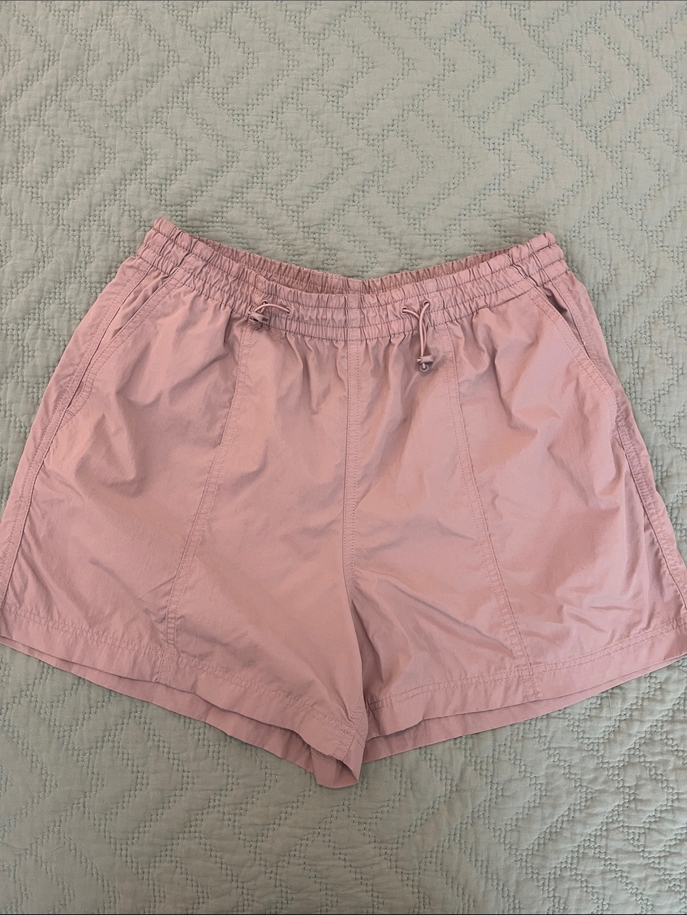Uniqlo Pink Elastic Waist Athletic Shorts